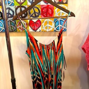 Felicity and Coco multicolored maxi dress NWT size M